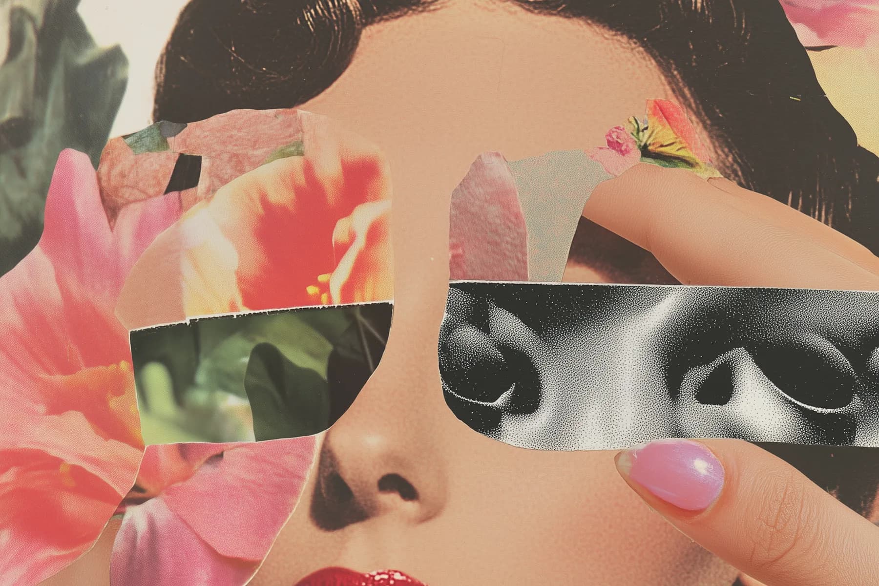 Surreal Floral Portrait