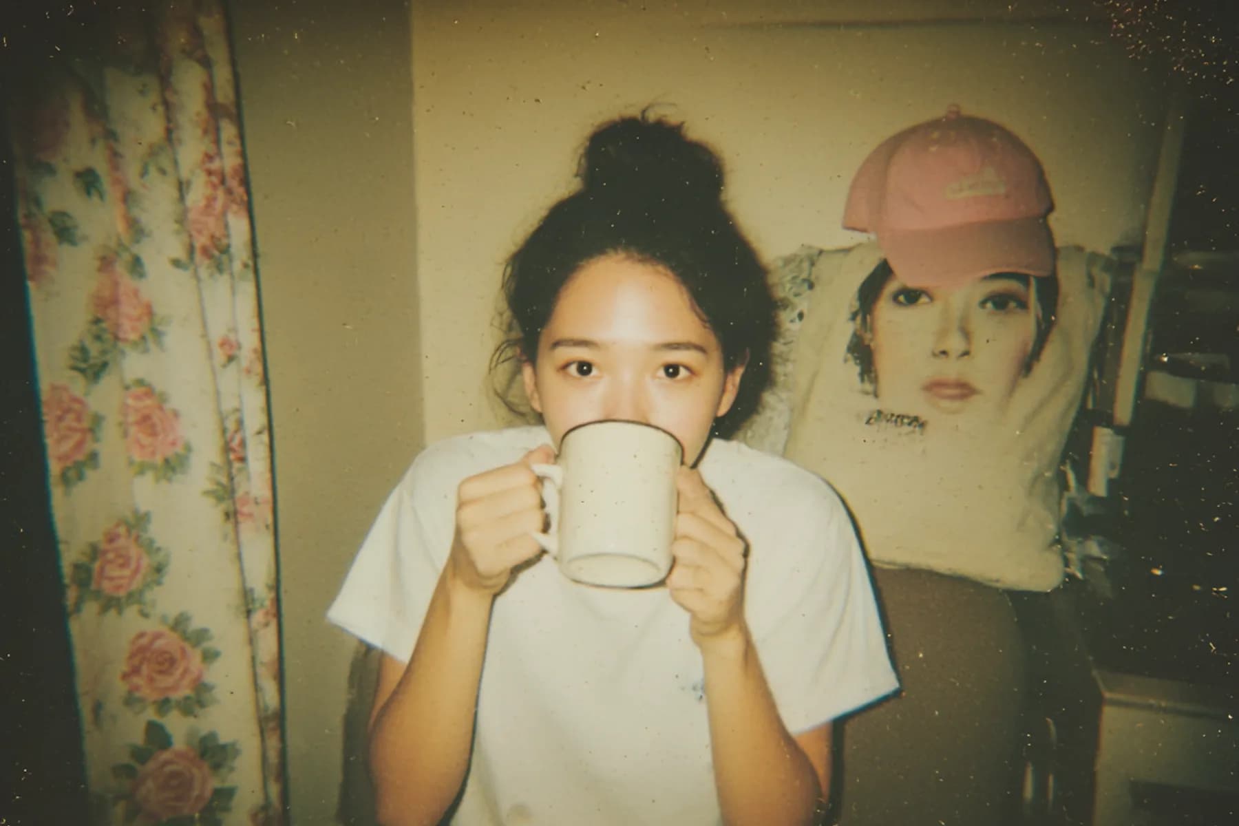 Woman with Mug Indoors
