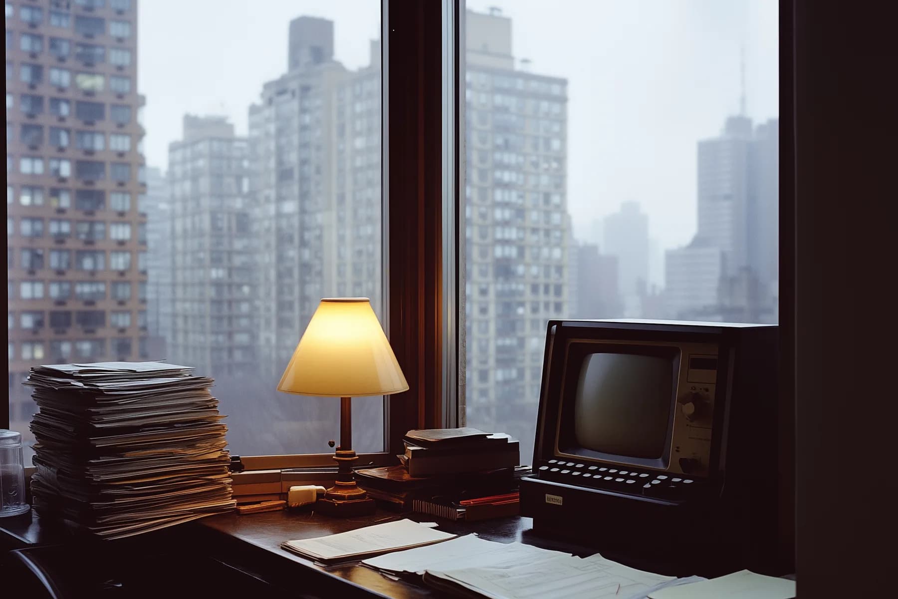 Vintage Office Scene