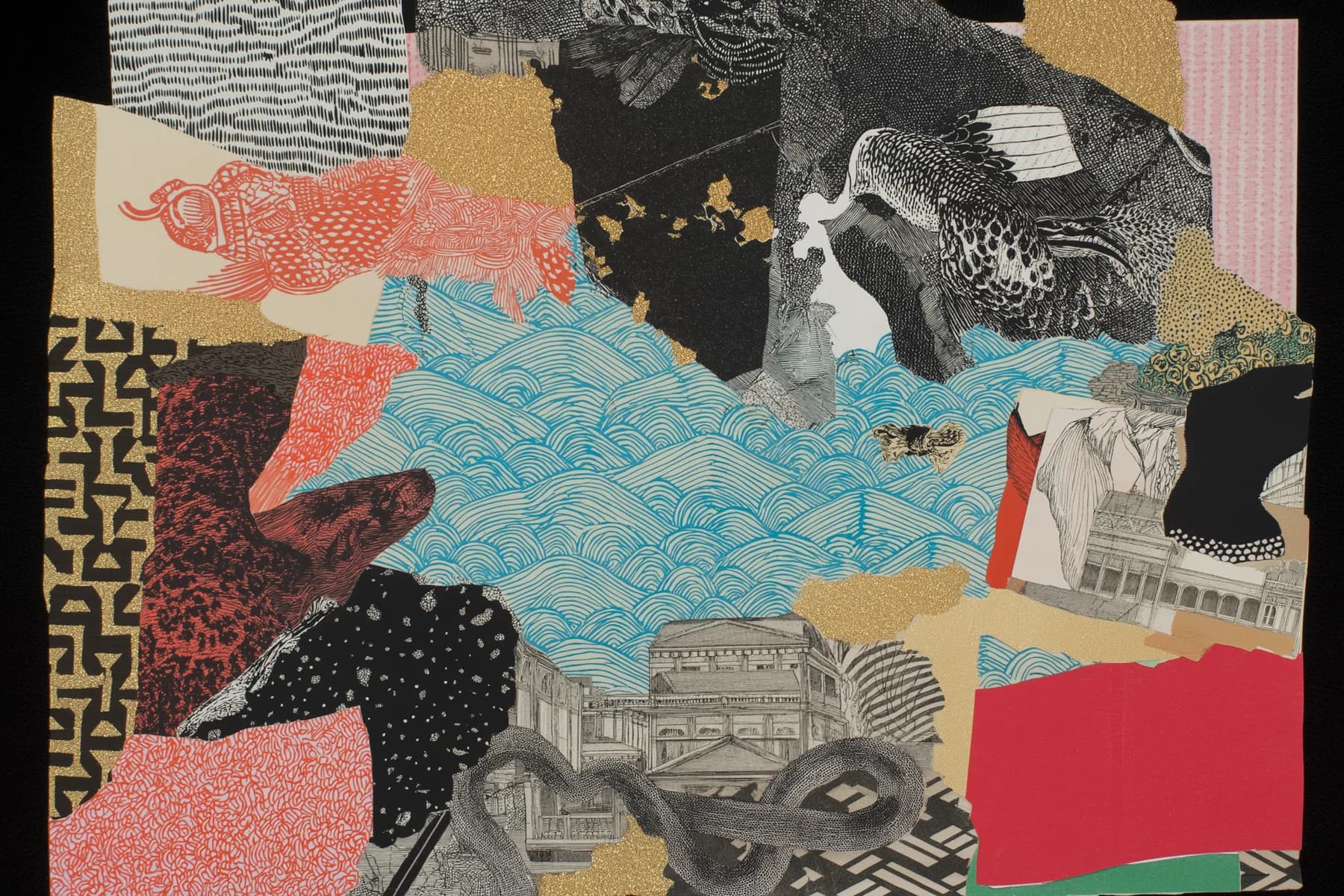 Textured Art Collage