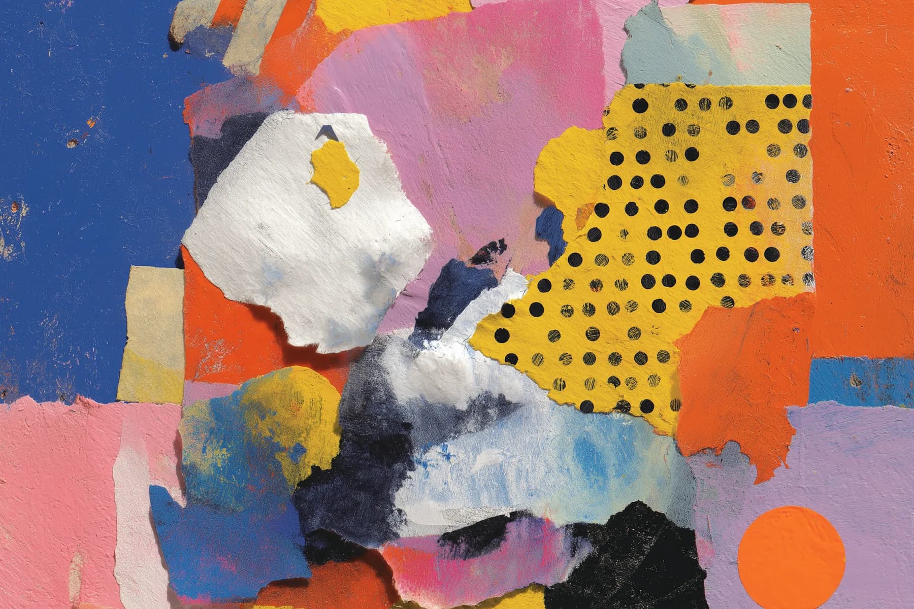 Abstract Collage Art